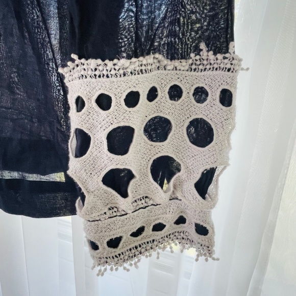 Tory Burch Tunic Navy With White Trim - Picture 4 of 4